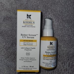 Kiehl's Better Screen UV Serum Sunscreen - White and Yellow